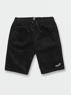 Big Boys Outer Spaced Elastic Waist Shorts - Black Combo (C1012331_BLC) [F]