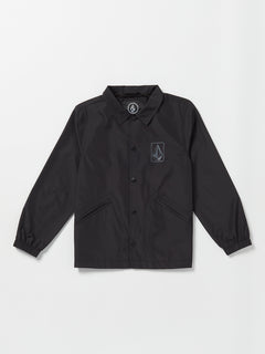Big Boys Coaches Jacket - Black (C1532330_BLK) [F]