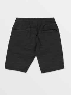 Big Boys Understoned Elastic Waist Hybrid Shorts - Black (C3212303_BLK) [B]