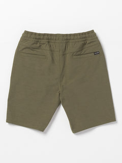 Big Boys Understoned Elastic Waist Hybrid Shorts - Bison (C3212303_BSN) [B]