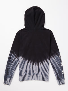 Big Boys Volcom Dyed Pullover Sweatshirt - Black (C4132301_BLK) [B]