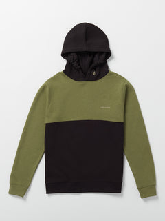 Big Boys Divided Pullover Sweatshirt - Military (C4132303_MIL) [F]