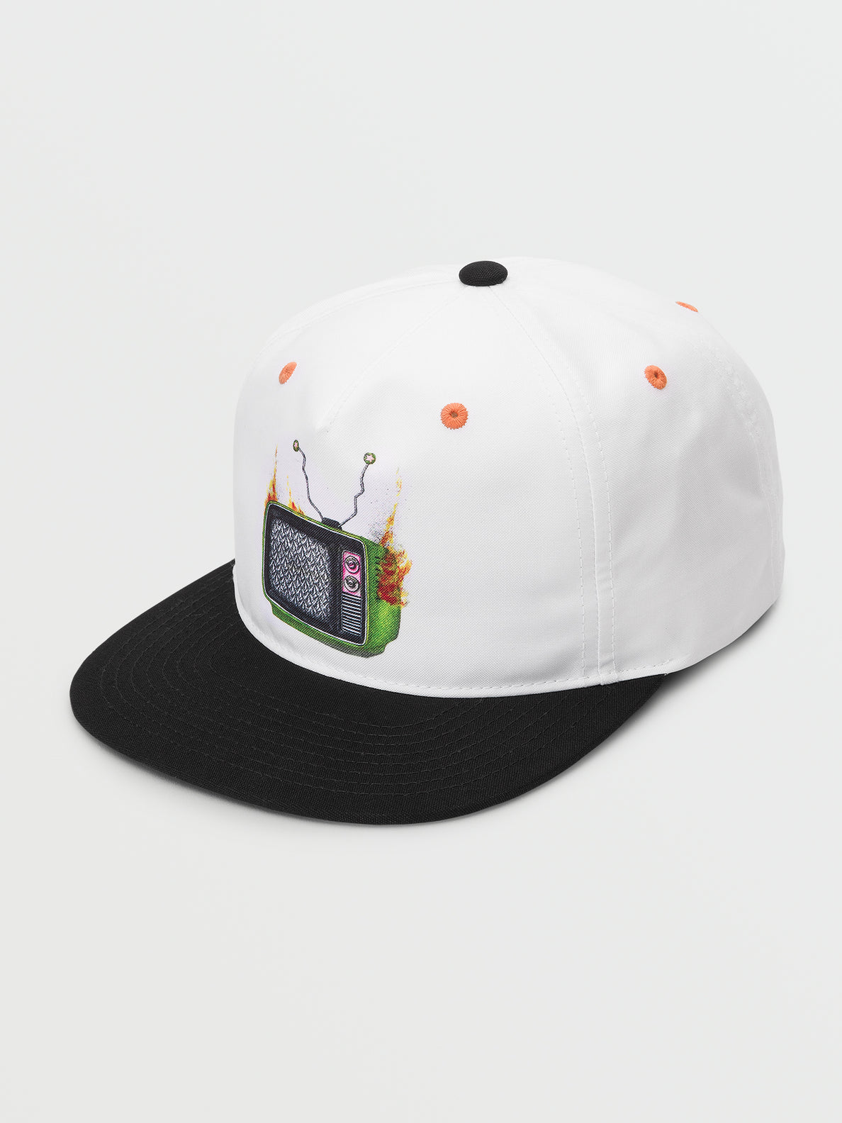 Featured Artist Justin Hager Adjustable Hat - White (D5512303_WHT) [F]