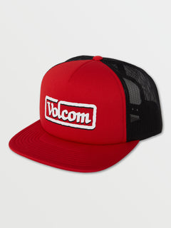 Axwell Trucker Hat - Ribbon Red (D5542104_RNR) [F]