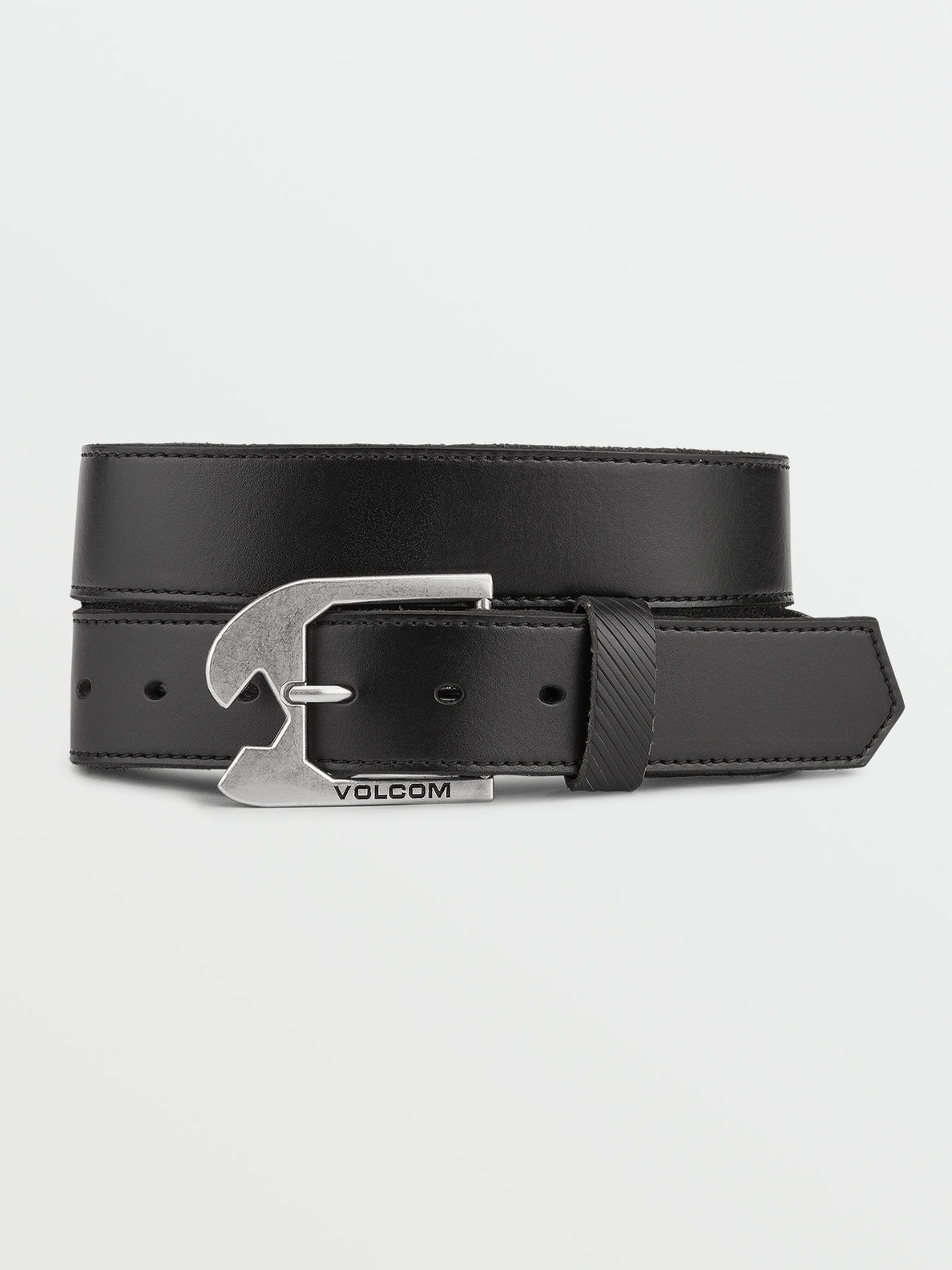 Skully Leather Belt - Black – Volcom US