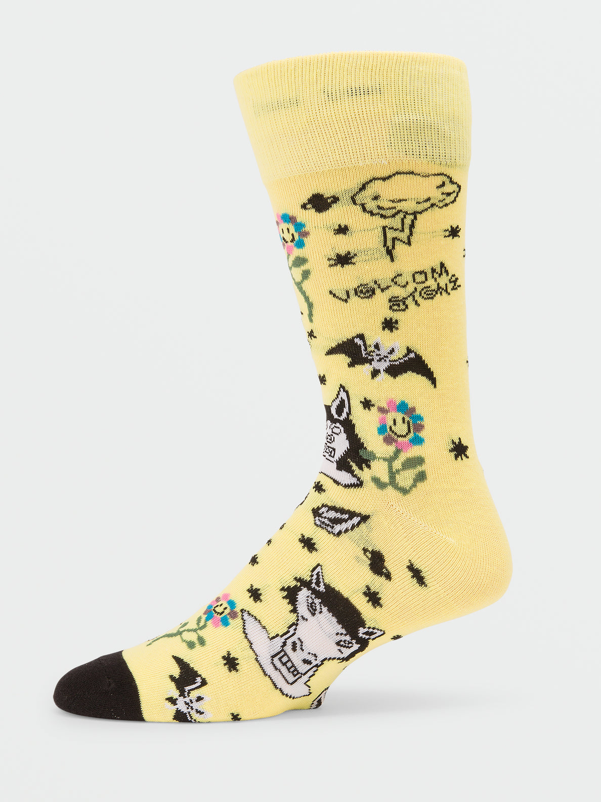 Surf Vitals Ozzy Socks - Glimmer Yellow (D6322200_GLY) [1]