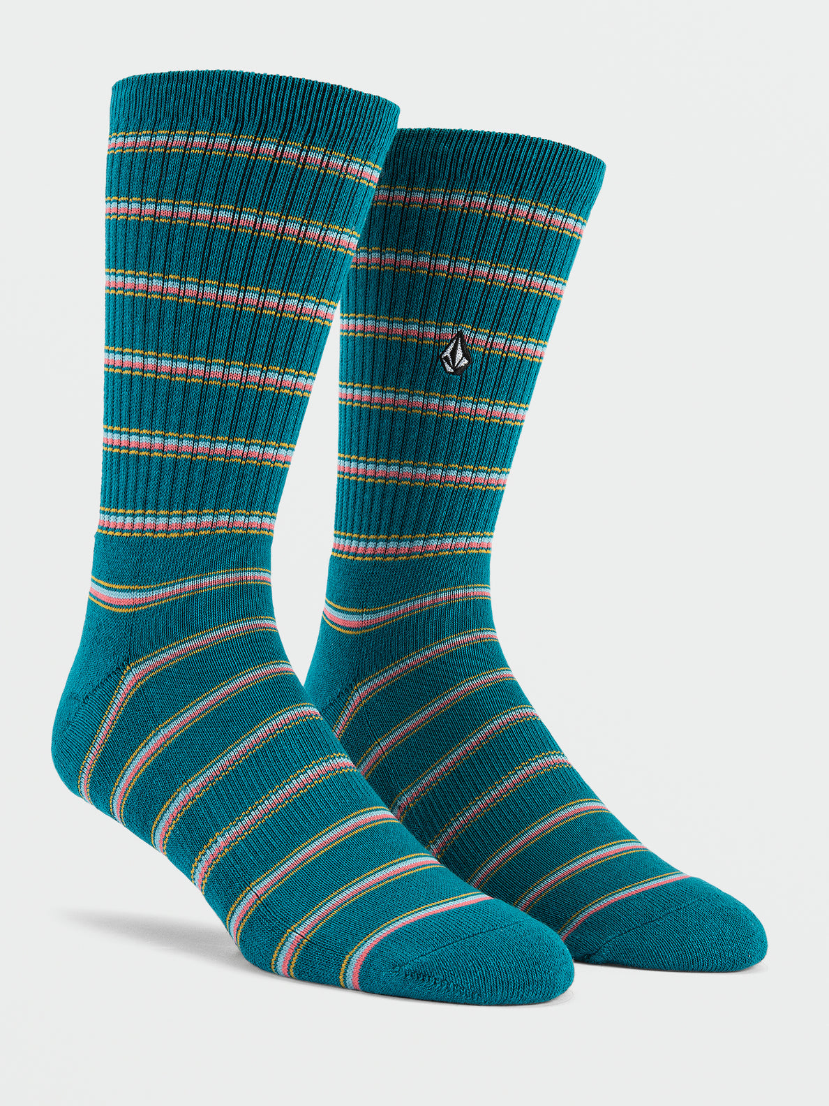 Stoney Stripes Socks - Ocean Teal