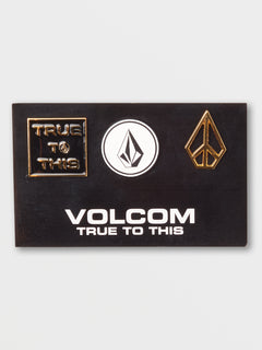 Volcom 3 Piece Pin Pack - Multi