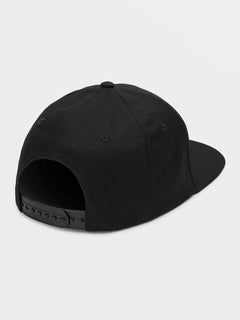Big Boys V Square Snapback Hat - Black