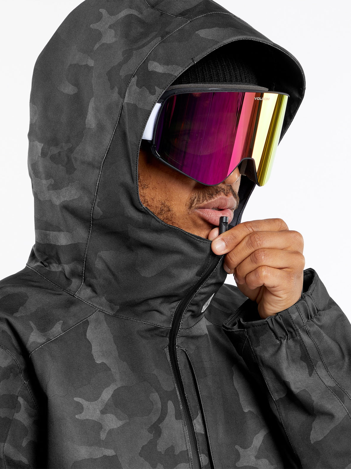Volcom Brighron black camo veste de ski homme Textile tech Vestes  –  HawaiiSurf