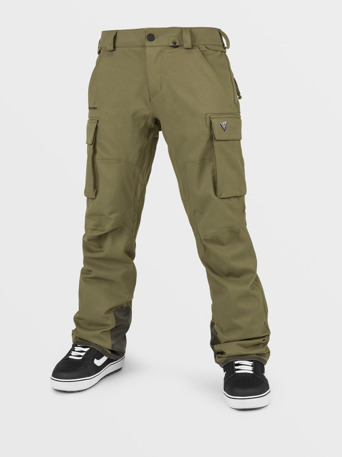 Mens New Articulated Pants - Military (G1352407_MIL) [F]