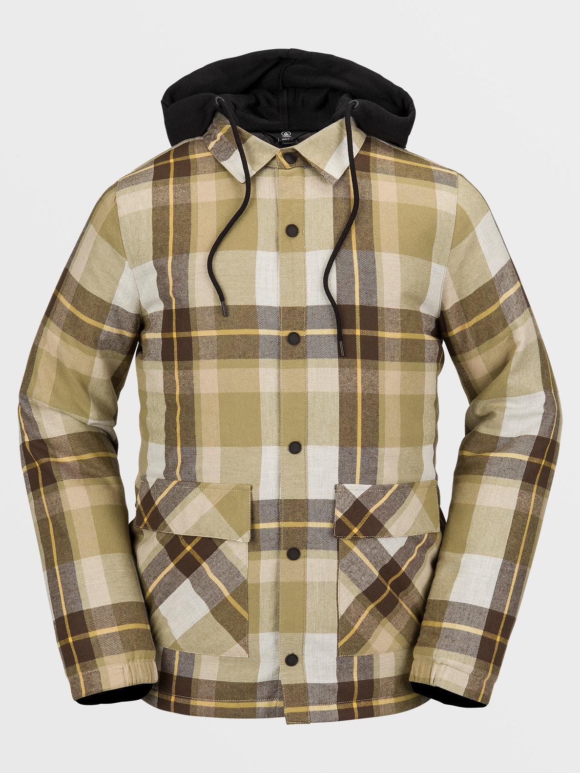 Mens Insulated Riding Flannel - Khakiest (G1652401_KST) [F]