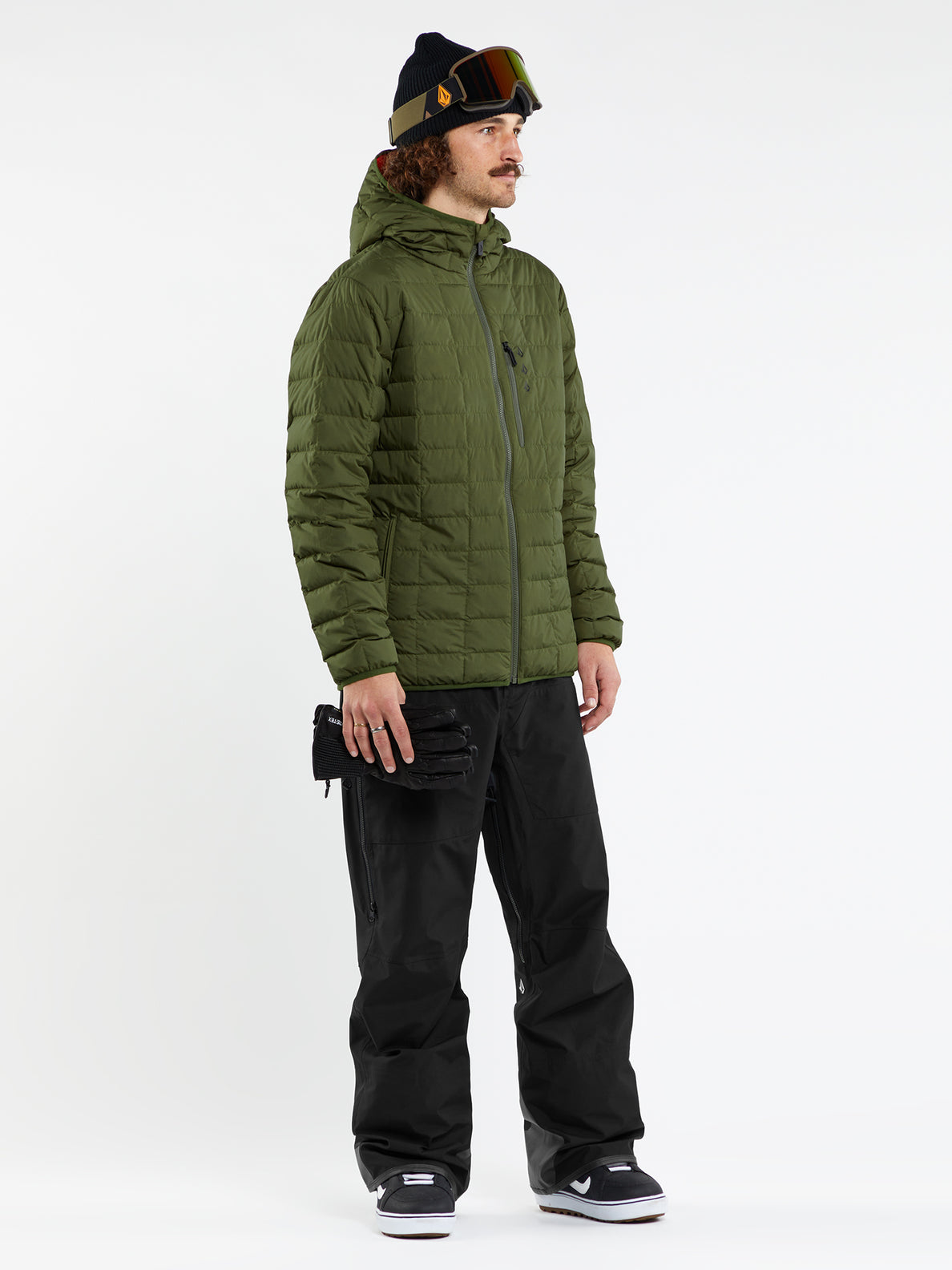 Mens Puff Puff Give Jacket - Military (G1752401_MIL) [40]
