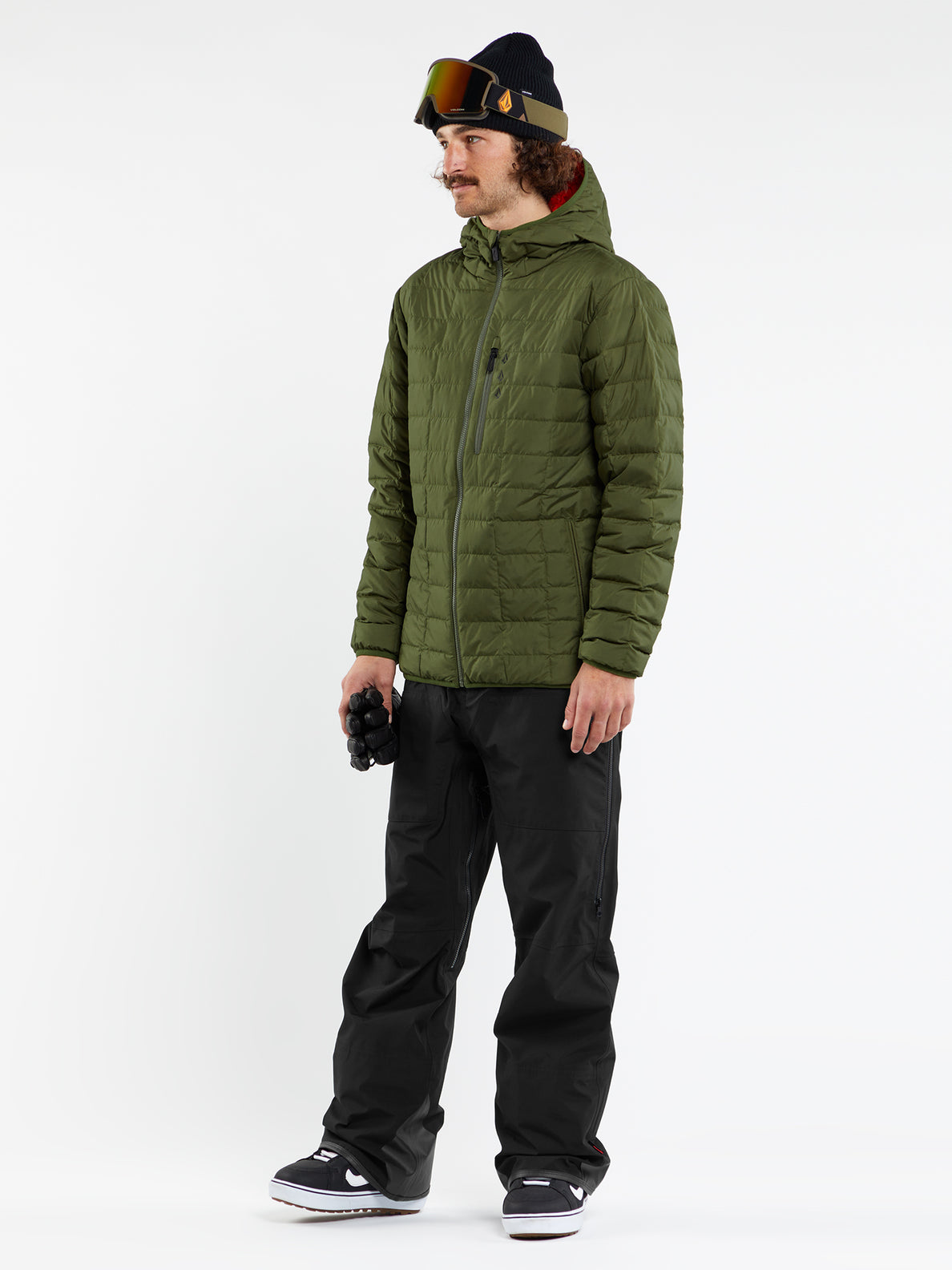 Mens Puff Puff Give Jacket - Military (G1752401_MIL) [42]