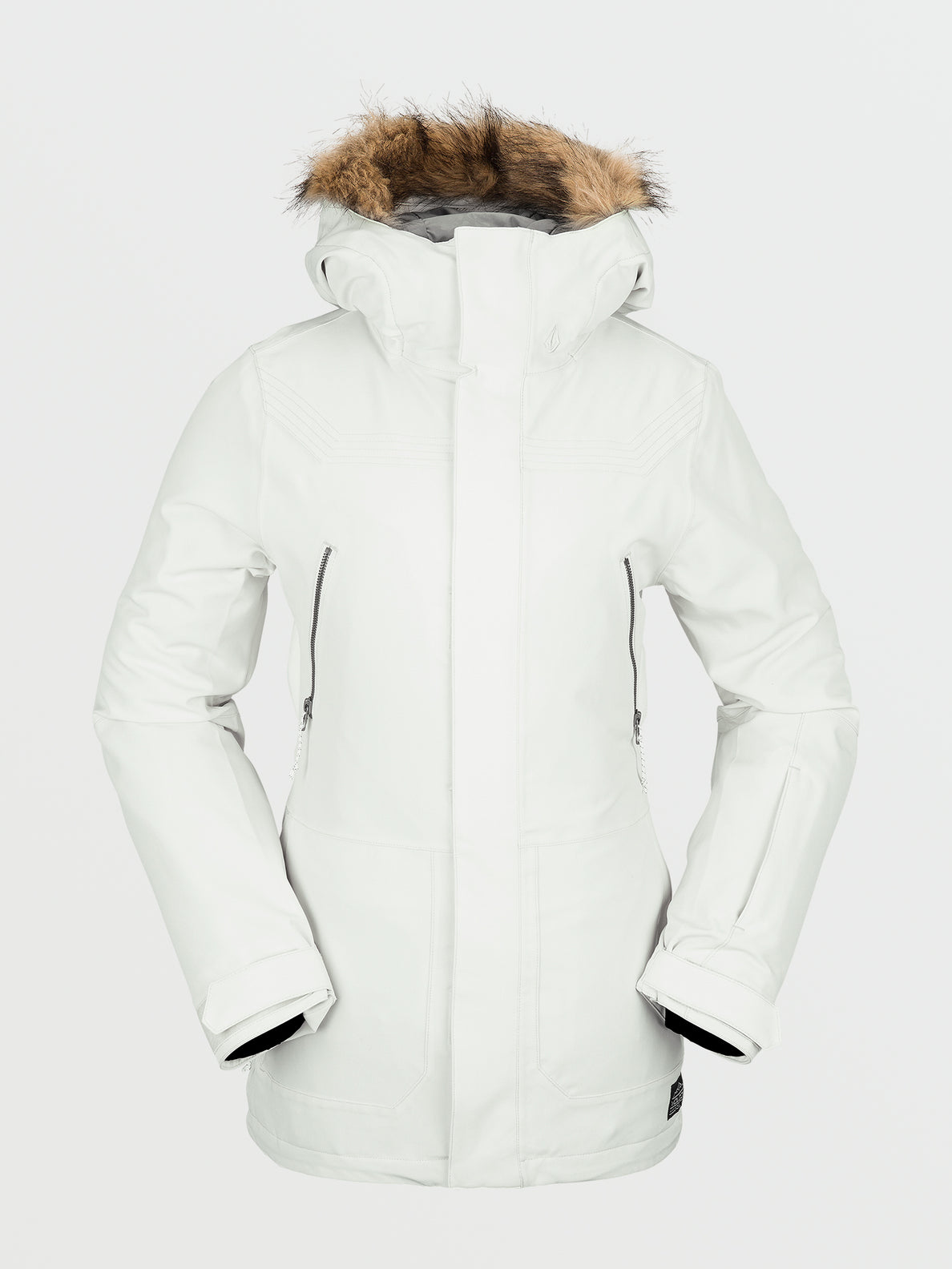 Womens Shadow Insulated Jacket - Off White (H0452306_OFW) [11]