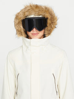 Womens Shadow Insulated Jacket - Off White (H0452306_OFW) [2]