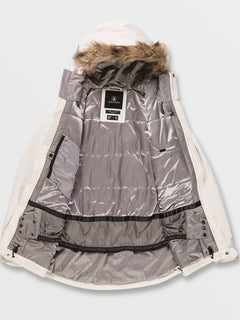 Womens Shadow Insulated Jacket - Off White (H0452306_OFW) [5]