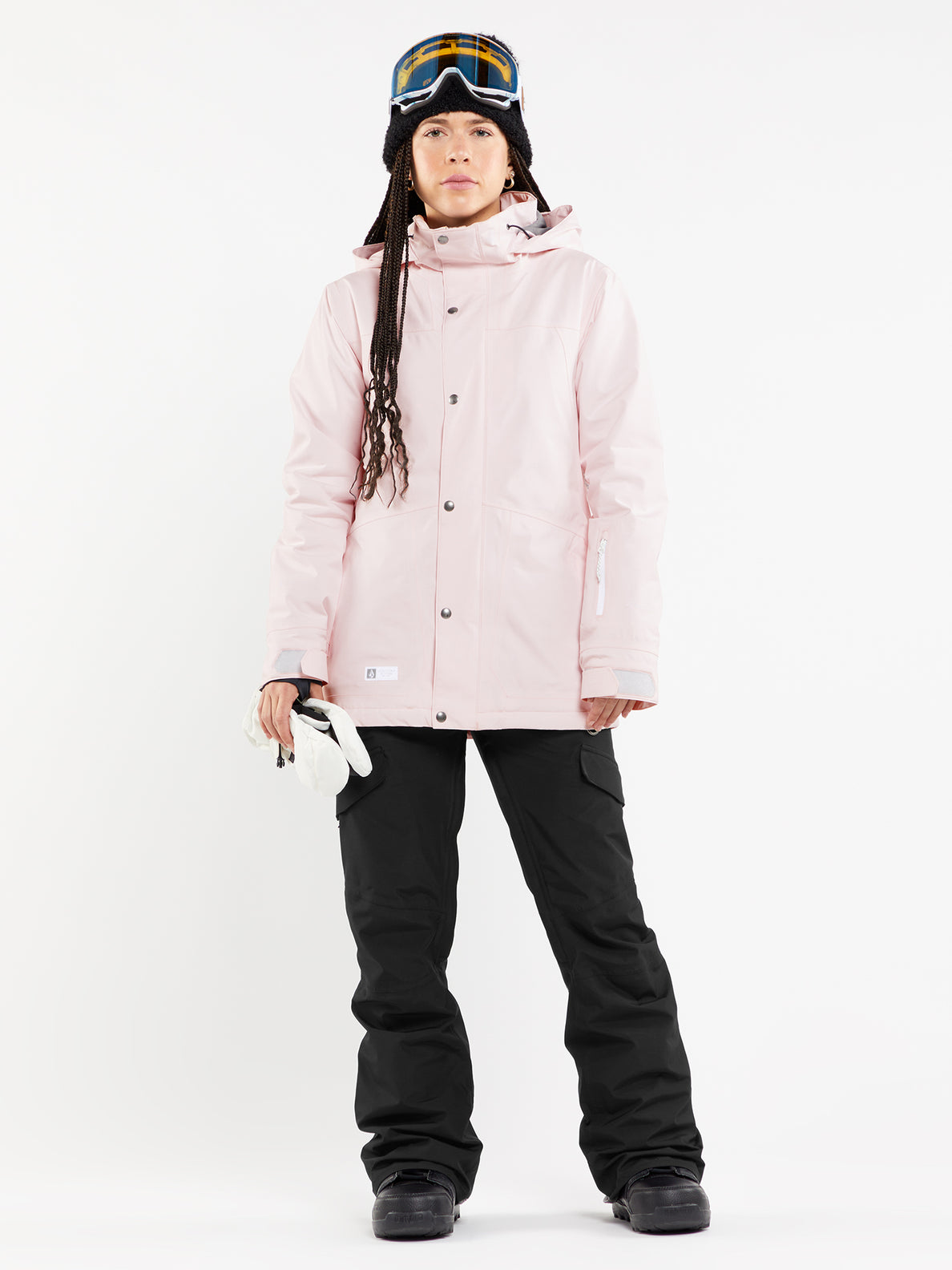 Womens Ell Insulated Gore-Tex Jacket - Calcite (H0452404_CLT) [40]