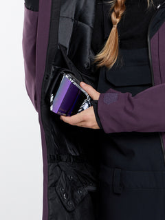Womens Shelter 3D Stretch Jacket - Blackberry (H0452409_BRY) [30]