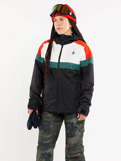 Womens Lindy Insulated Jacket - Black (H0452411_BLK) [44]