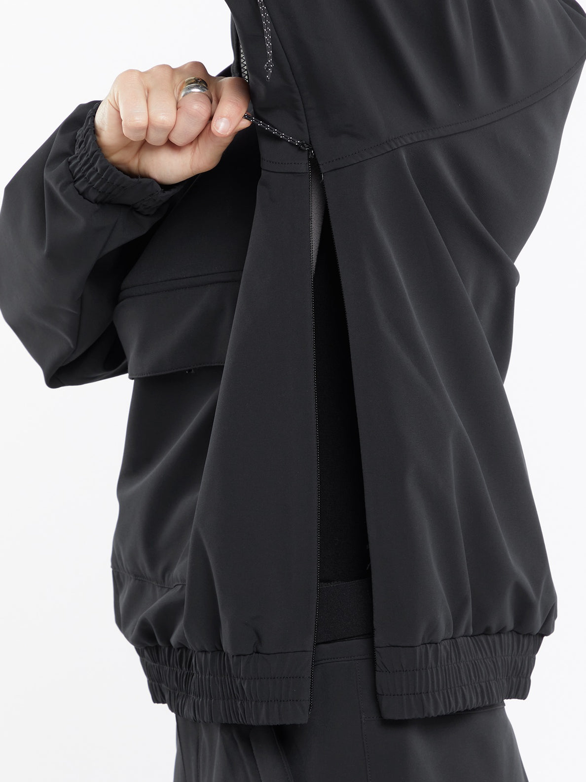 Womens Sinter Bonded Stretch Jacket - Black (H0652407_BLK) [30]