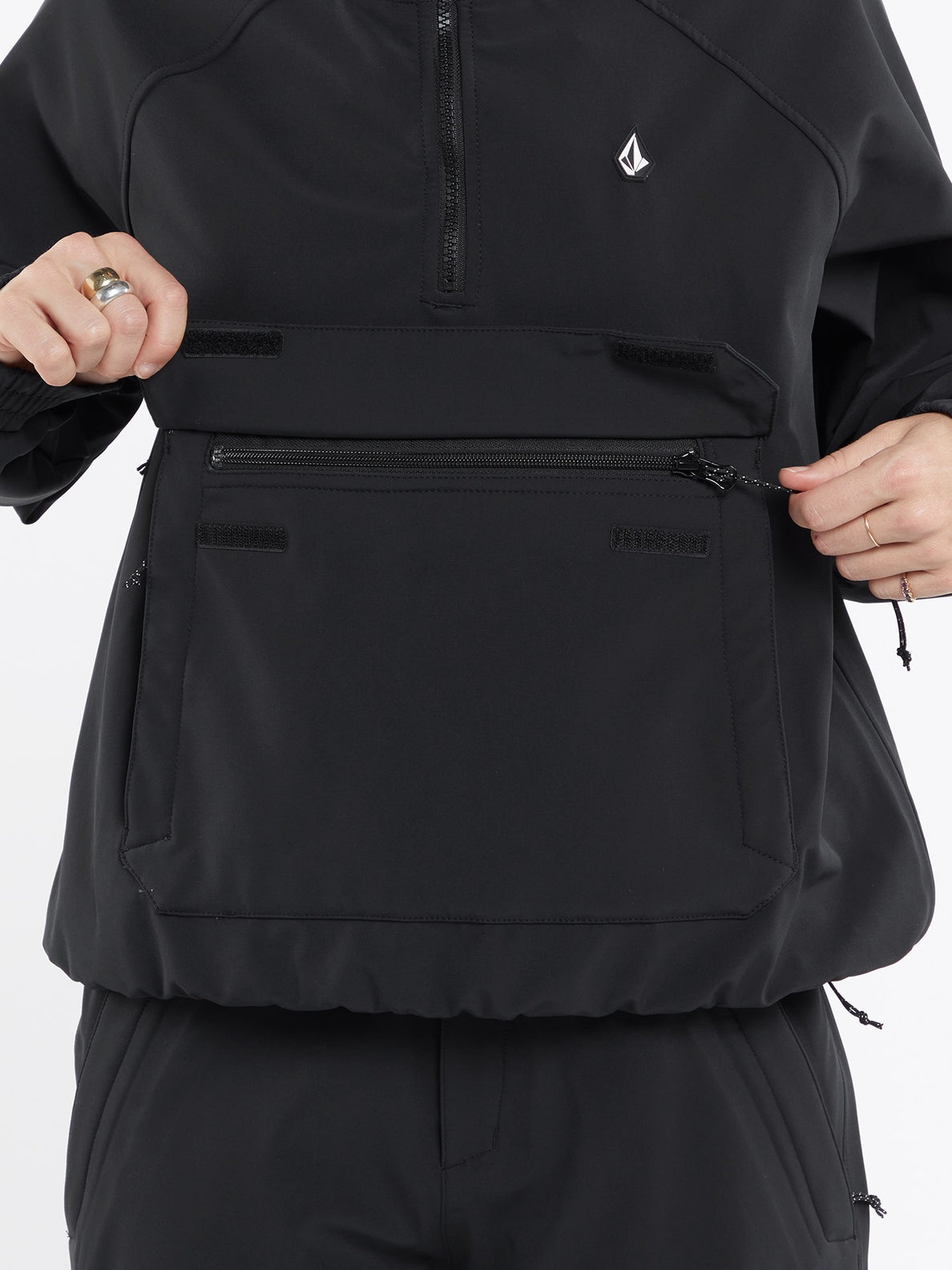 Womens Sinter Bonded Stretch Jacket - Black (H0652407_BLK) [34]