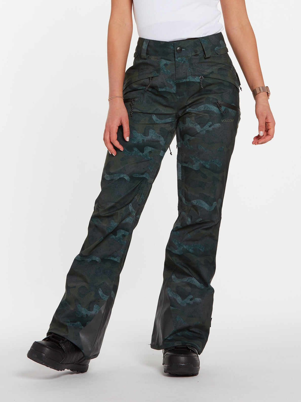 Womens Flor Stretch Gore Pant - Covert Green (2022)