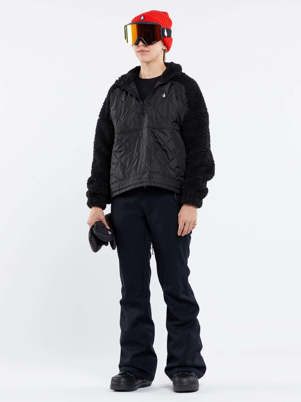 Womens Ferron Pullover Jacket - Black (H1652401_BLK) [45]