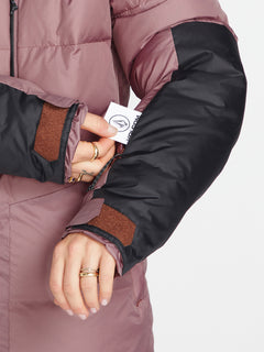 Womens Lifted Down Jacket - Rosewood (2022)