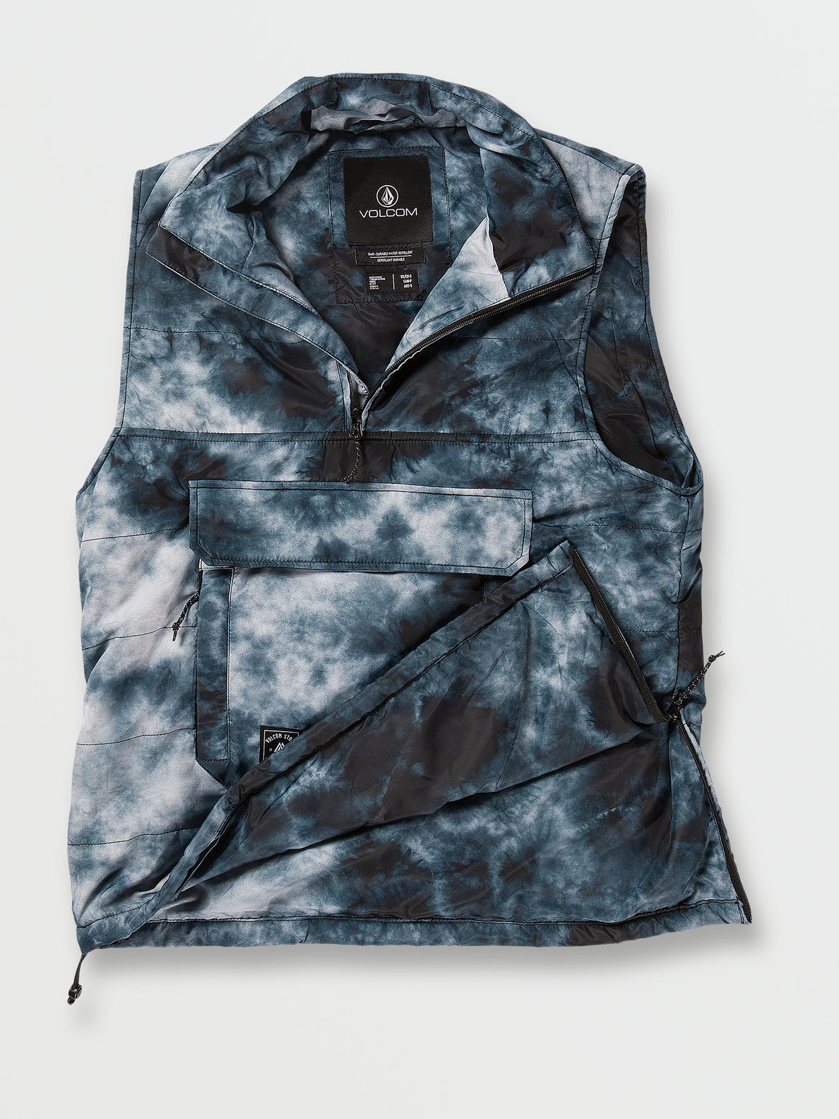 Womens Packable Puff Vest - Storm Tie-Dye (H1852300_STD) [6]