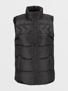 Womens Stone Castine Puff Vest - Black (H1852400_BLK) [F]