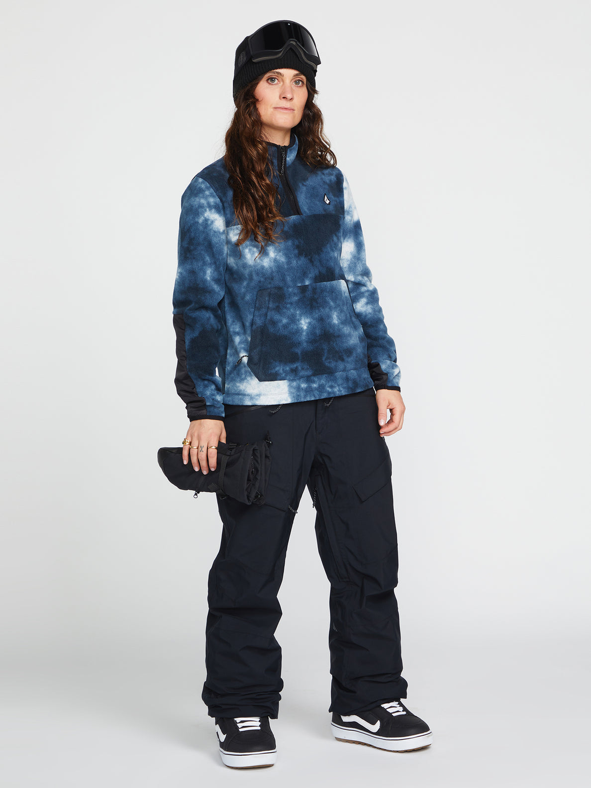Womens Polar Fleece Pullover - Storm Tie-Dye (H4152301_STD) [F]