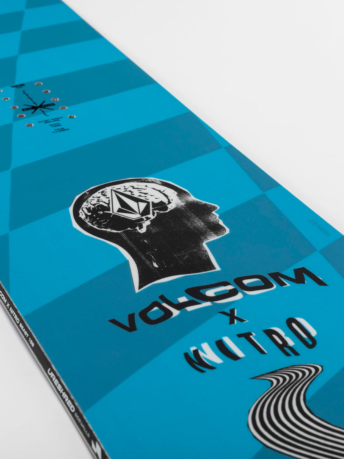 Volcom X Nitro Beast Snowboard - Blue (2021) (2022)