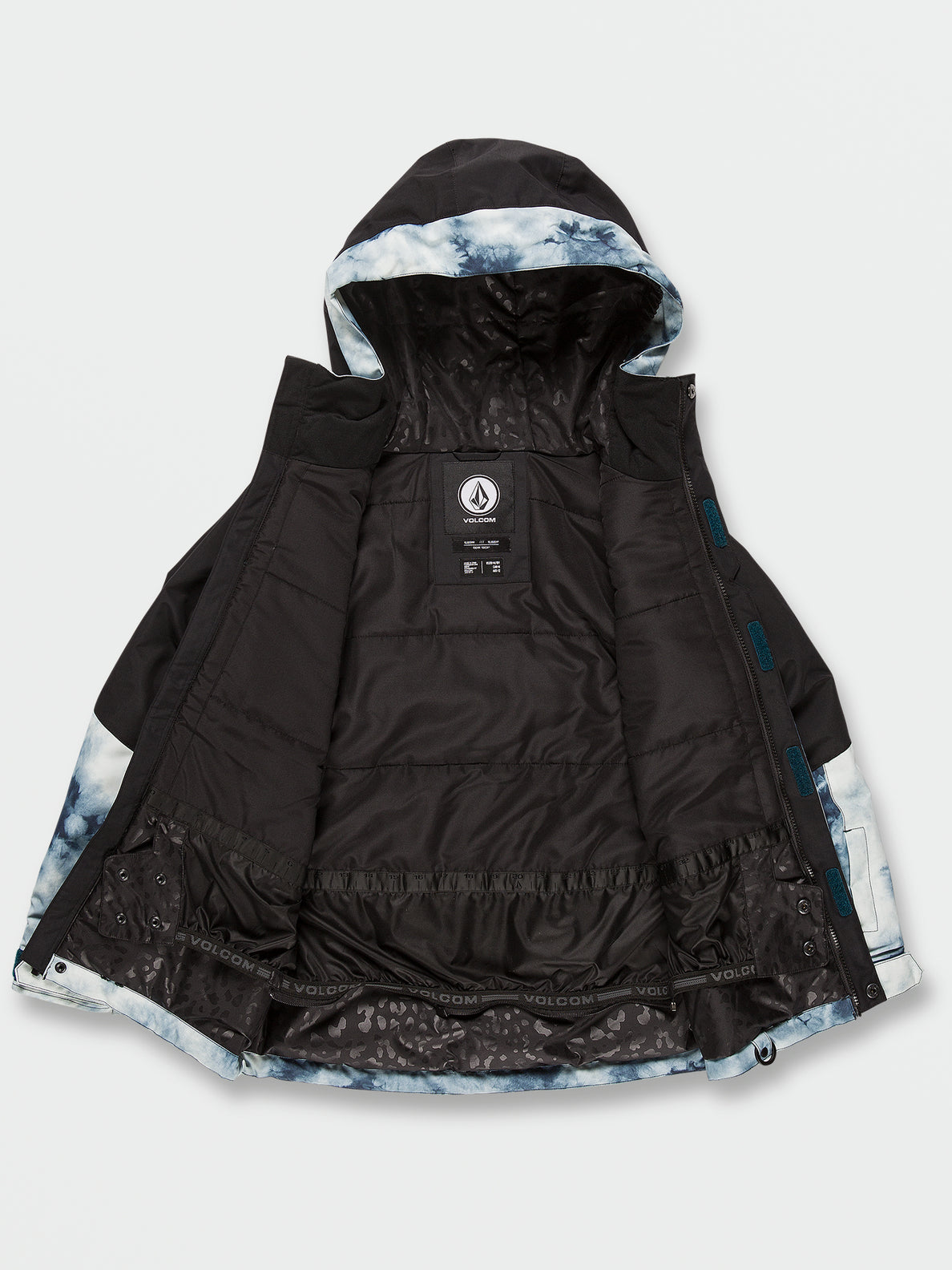 Kids Sass'N'Frass Insulated Jacket - Storm Tie-Dye (N0452301_STD) [1]