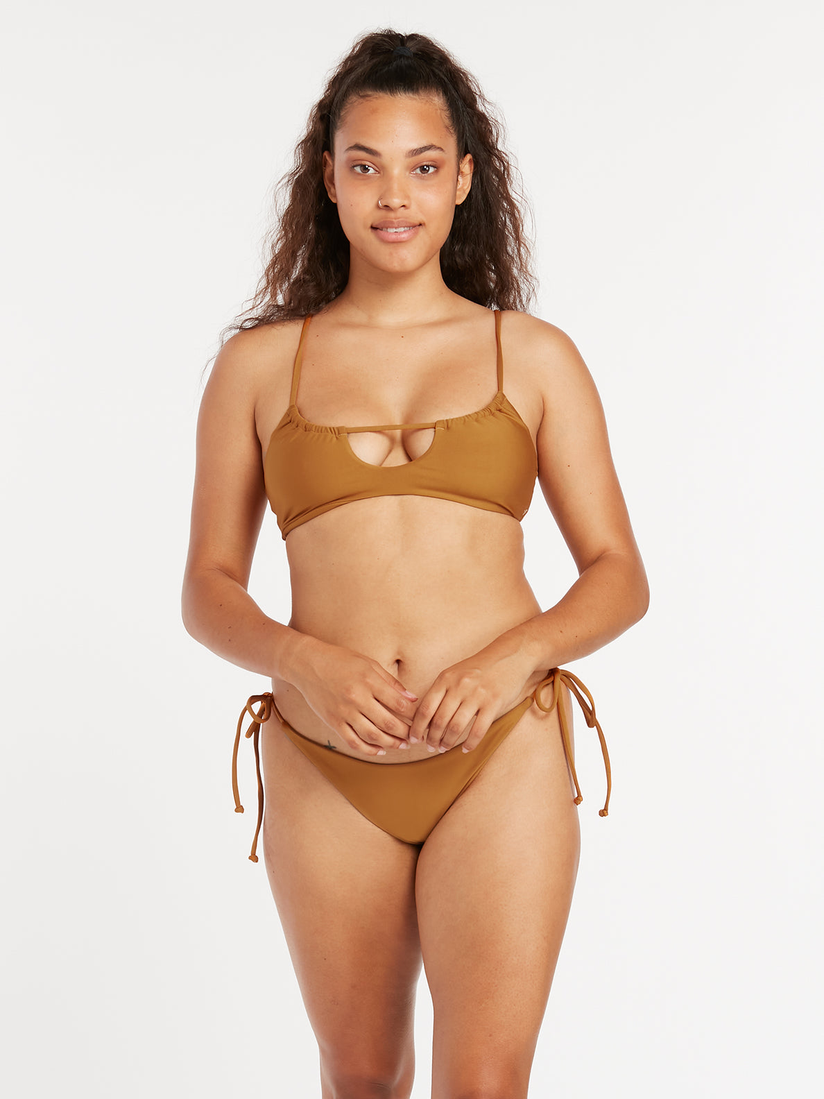 Simply Seamless Scoop Bikini Top - Bronze (O1022200_BRZ) [F]
