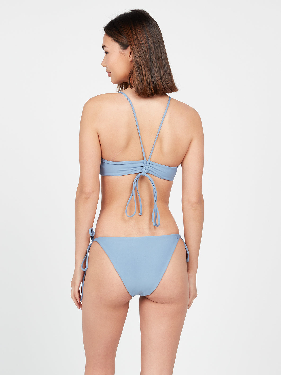 Simply Seamless Scoop Bikini Top - Washed Blue (O1022200_WBU) [B]
