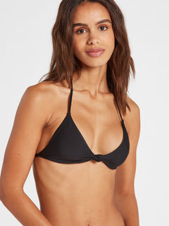 Simply Seamless Triangle Bikini Top - Black (O1412107_BLK) [1]