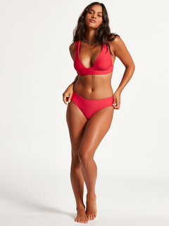 Simply Seamless Skimpy Bikini Bottom- True Red