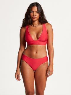 Simply Seamless Skimpy Bikini Bottom- True Red
