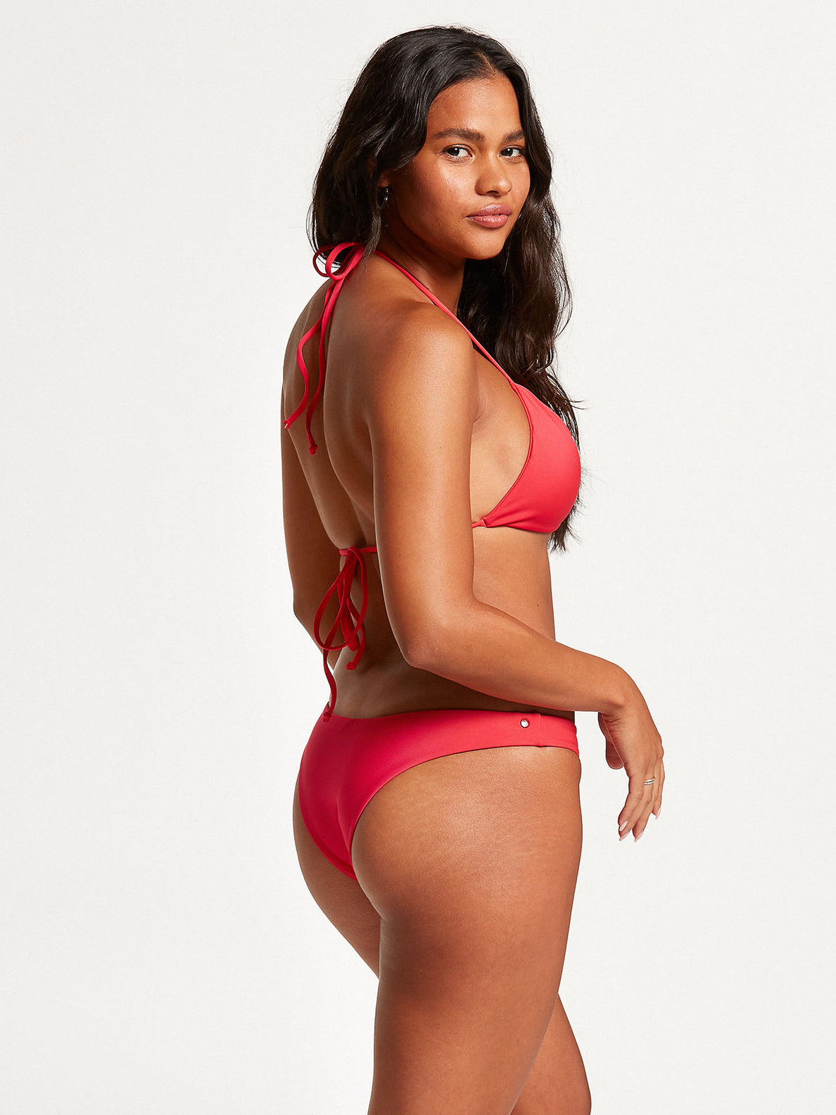 Simply Seamless V Bikini Bottom - True Red