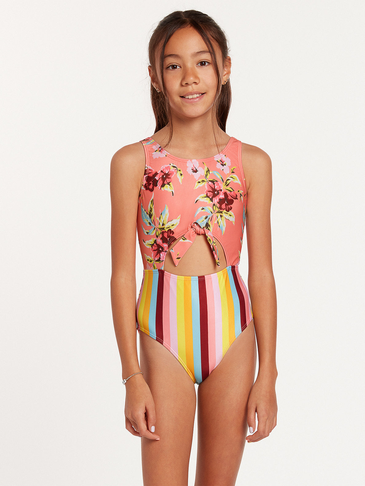 Big Girls Bloomin On Up One-Piece - Multi