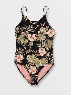 For The Tide One Piece Swimsuit - Black Combo