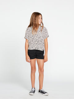 Girls Cant Be Tamed Short Sleeve Top - Sand (R0412103_SAN) [2]