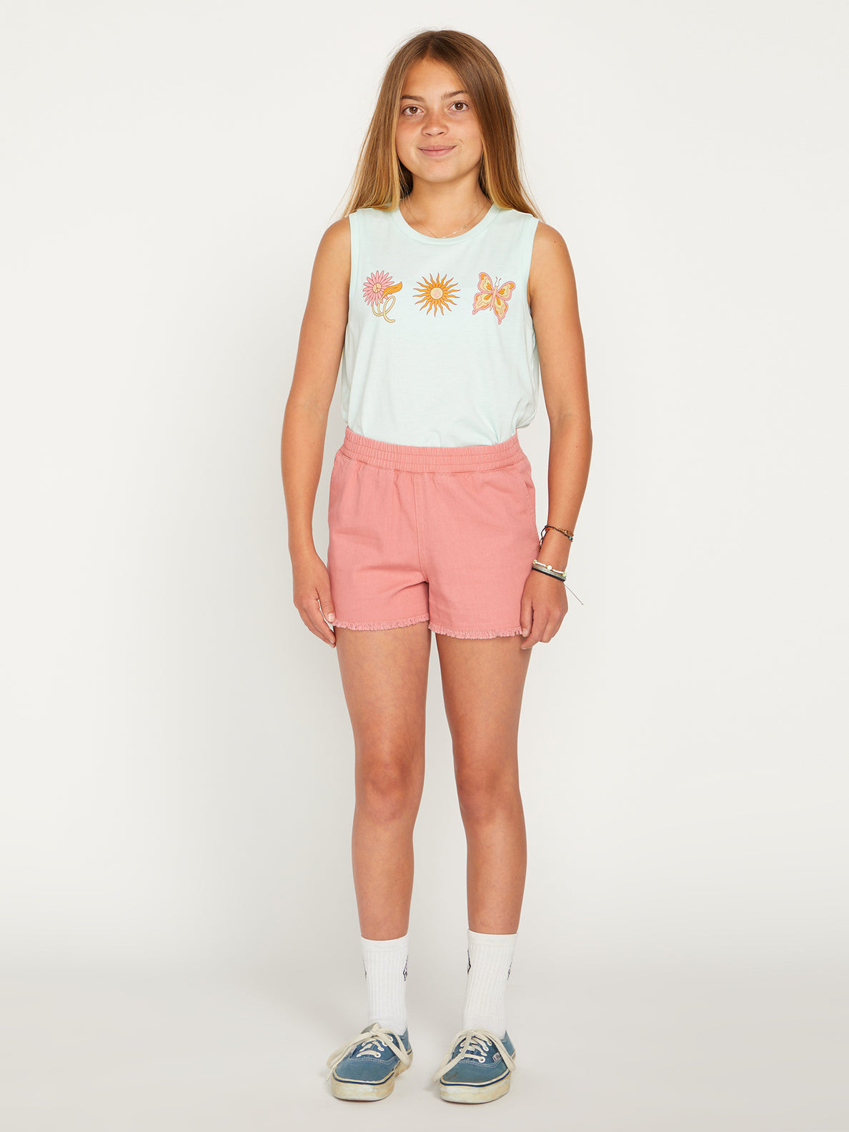 Girls Strutin Stone Shorts - Desert Pink (R0912105_DSP) [2]