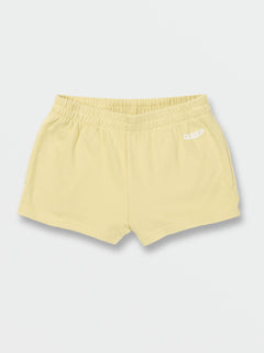 Girls Lived in Lounge Fleece Shorts - Citron