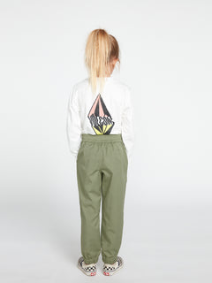 Girls Frochickie Jogger Pants - Light Army (R1232204_LAR) [4]