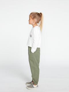 Girls Frochickie Jogger Pants - Light Army (R1232204_LAR) [5]