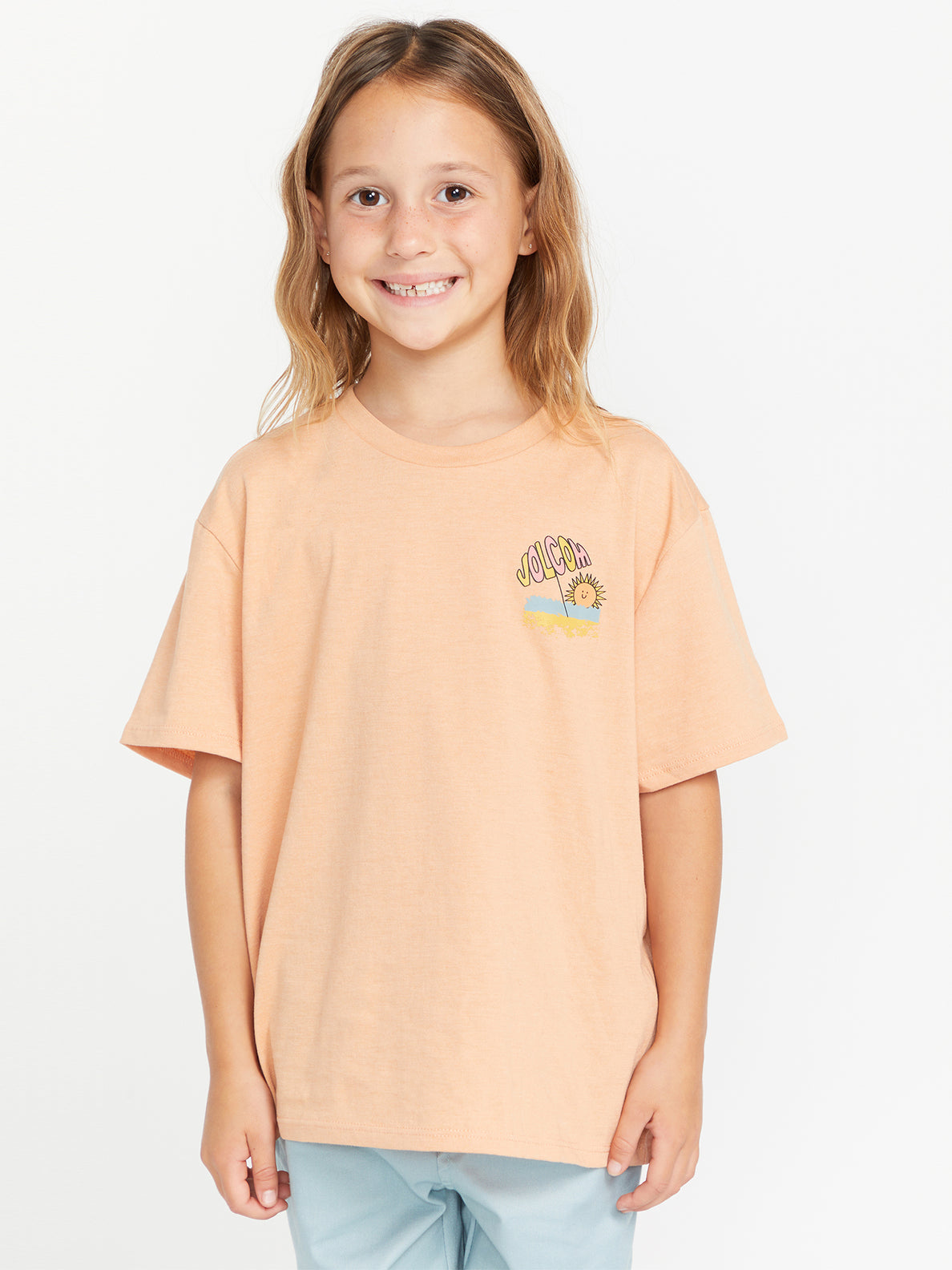 Girls Truly Stoked Boyfriend Tee - Clay (R3532302_CLY) [1]