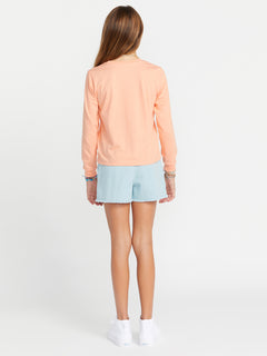 Girls Made From Stoke Long Sleeve Tee - Coral (R3632300_COR) [3]