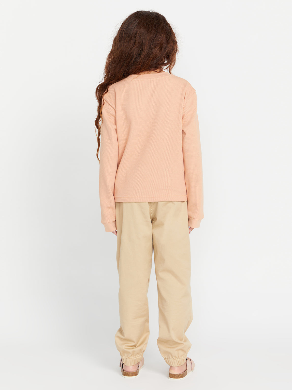 Girls Thermality Long Sleeve Tee - Clay (R3632301_CLY) [B]